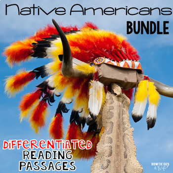 Preview of Native American Indians Reading Passages & Questions BUNDLE
