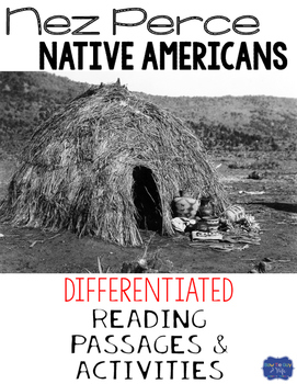 Preview of Nez Perce Native Americans Differentiated Reading Passages & Questions