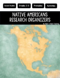 Native Americans Tribes Research Organizers for Poster Projects