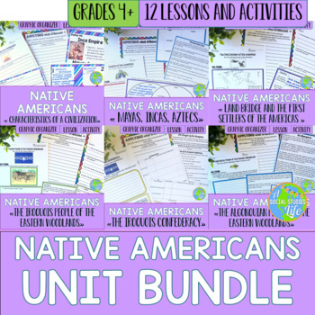 Preview of Native Americans UNIT BUNDLE