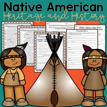 Preview of Native Americans Unit Native American Heritage Month