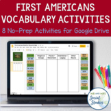 Native Americans Vocabulary Activities for Google Drive