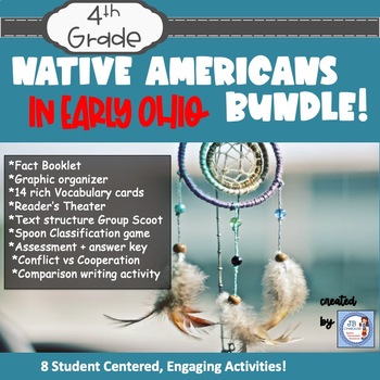 Preview of Native Americans in Ohio MEGA bundle!  (4th grade Ohio Model social studies)