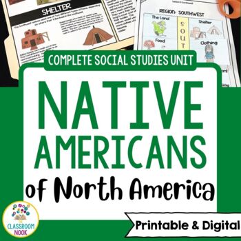 Preview of Native Americans: Regions, European Influence, Tribe Study, Legends, & MORE