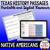 Native Americans of Texas Reading Comprehension Passages -