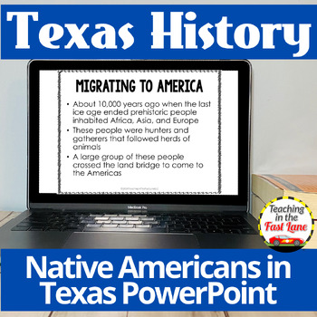 Preview of Native Americans of Texas PowerPoint - 4th Grade Texas History PowerPoint
