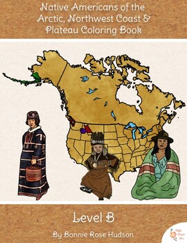 Preview of Native Americans of the Arctic, Northwest Coast, and Plateau Coloring Book-B