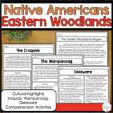 Native Americans of the Eastern Woodlands Reading and Comp