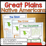 Native Americans of the Great Plains Reading and Comprehen