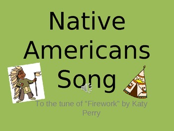 Preview of Native Americans song
