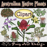 Native Australian Plants Clip Art, Realistic, Hand-drawn P