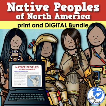 Preview of Native People of North America Unit & Lapbook Print and Digital Bundle