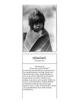 Preview of Native Peoples of Arizona, Native American, Montessori 3-Part Cards