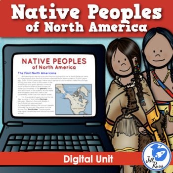 Preview of Native Peoples of North America Unit, Digital Only Distance Learning