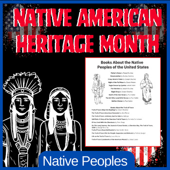 Preview of Native Peoples of the U.S. Book List | Native American Indian Heritage Month