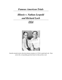 Native Son auxiliary assignment - The Leopold and Loeb Trials