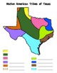 Native Tribes Of Texas Maps By Teaching On Easy Street 