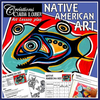 Preview of Native American Art: Art Lesson for Kids