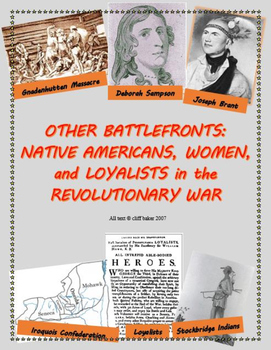 Preview of Native Americans, Women, and Loyalists in the Revolution - supplemental text