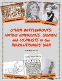 Native Americans, Women, and Loyalists in the Revolution -
