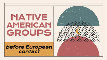 Preview of Natives Before European Contact (APUSH) Slides + Museum Activity