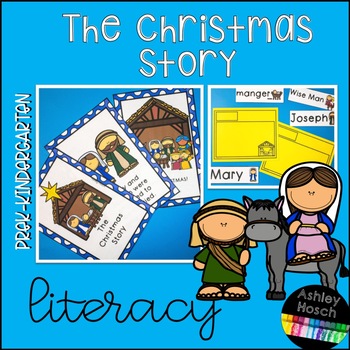 Nativity Activity Bundle for Preschool, PreK, Kindergarten, and Homeschool