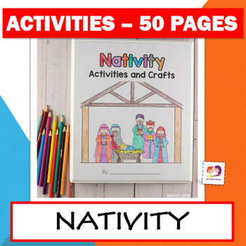 Preview of Nativity Activity Packet - Preschool Nativity Activities and Crafts