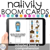 Nativity Adapted Book + Comprehension Boom™ Cards for Spec