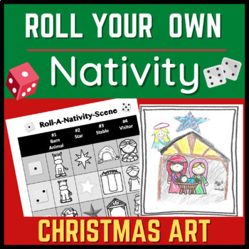Preview of Christmas Art Lesson: Roll Your Own Nativity Scene about the Birth of Jesus