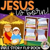 Nativity Bible Story Flip Book: Jesus Is Born! {Print, Fol