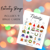 Nativity/Christmas/Holiday Bingo Game
