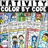 Nativity Color by Codes - Nativity Color by Number - Nativ