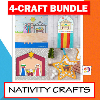 Nativity Crafts - Mini Bundle 3 - Jesus Is Born - Christmas Sunday ...