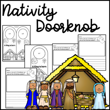 Nativity activity and writing by Upper Grade Prieto | TPT