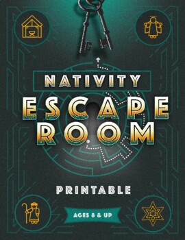 Preview of Nativity ESCAPE ROOM: Print & Go Christmas Activity!