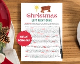 Nativity Game, Bible Left Right Game, Nativity Left Right,