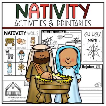 Nativity Kindergarten Activities & Printables | Christmas Nativity