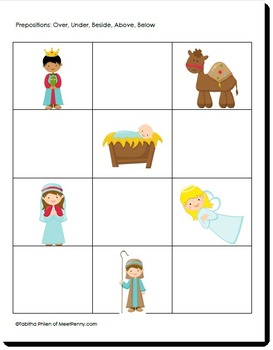 Nativity Language Arts Printable Activity Pack by Meet Penny | TpT