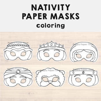 Farm Animal Paper Masks Printable Craft Activity Costume Template