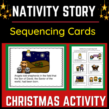 Nativity Story for Kids | Christmas Sequencing Cards about the Birth of ...