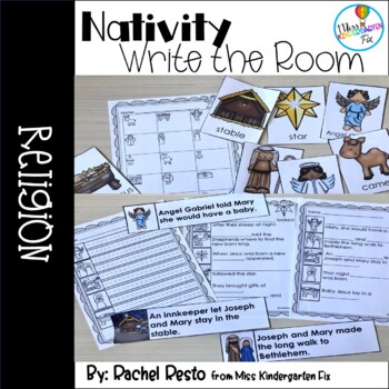 Preview of Nativity Write the Room