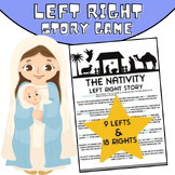 Nativity left right game story. Christmas Party Pass The p
