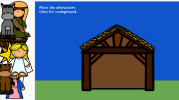 Preview of Nativity scene and story, digital