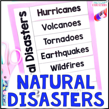 Preview of Natural Disaster Activities - Severe Weather Unit - Hurricanes, Tornadoes & More