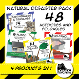 Natural Disaster Activities and Foldables Bundle - 48 Activities