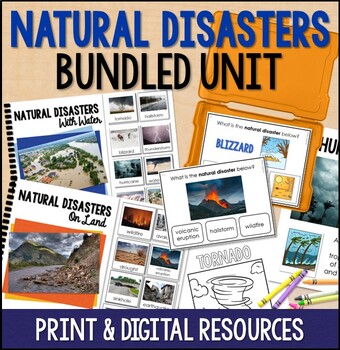 Preview of Natural Disaster Adapted Interactive Unit for Special Education Life Skills