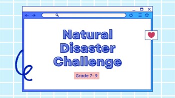 Preview of Natural Disaster Math Challenge