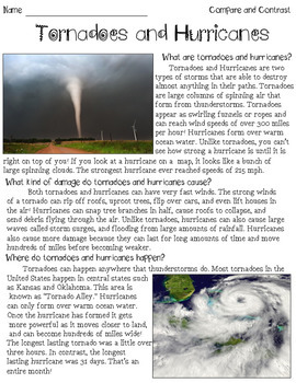 natural disaster nonfiction text structure passages google classroom