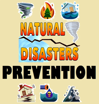 Preview of Natural Disaster Prediction Prevention Preparation Activity Worksheet PowerPoint