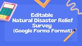 Natural Disaster Relief Survey - Digital